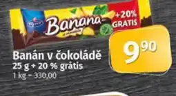 Coop Banán v čokoládě nabídka