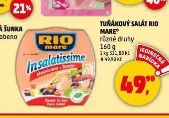 Penny Market Rio mare tuňákový salát nabídka