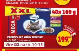 Penny Market Prevital kapsičky pro kočky nabídka