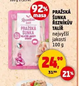 Penny Market Pražská šunka nabídka