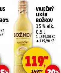 Penny Market Božkov vaječný likér nabídka