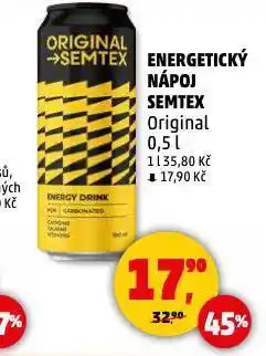 Penny Market Semtex energy drink nabídka