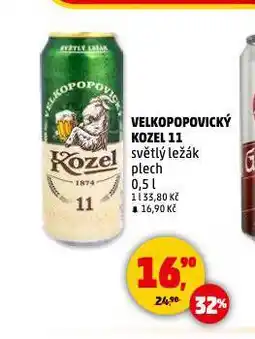 Penny Market Pivo velkopopovický kozel nabídka