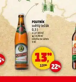Penny Market Pivo poutník nabídka