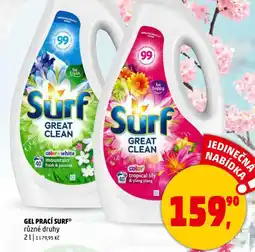 Penny Market Surf prací gel nabídka