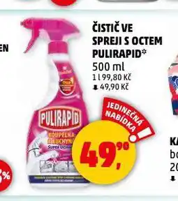Penny Market Pulirapid čistič ve spreji nabídka