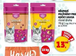 Penny Market Křupavé polštářky pro kočky louisa nabídka