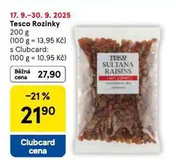 Tesco Rozinky nabídka