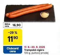 Tesco Tampské cigáro nabídka