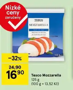 Tesco Mozzarella nabídka