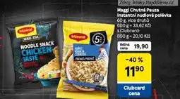 Tesco Maggi chutná pauza instatní nudlová polévka nabídka