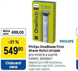 Tesco Philips oneblade holicí strojek nabídka