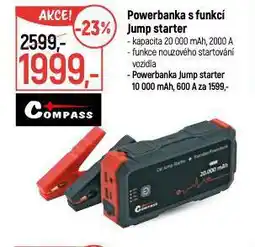 Globus Powerbanka s funkcí jump starter nabídka