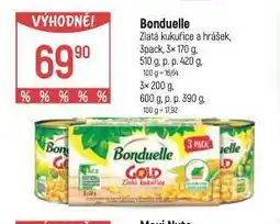 Globus Bonduelle hrášek nabídka