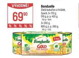 Globus Bonduelle zlatá kukuřice nabídka
