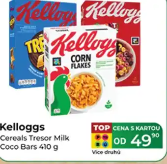 Tamda Foods Kelloggs Cereals Tresor Milk Coco Bars nabídka