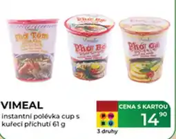 Tamda Foods VIMEAL instantní polévka cup s kuřecí příchutí nabídka