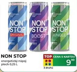 Tamda Foods NON STOP energetický nápoj nabídka