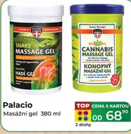 Tamda Foods Palacio Masážní gel nabídka