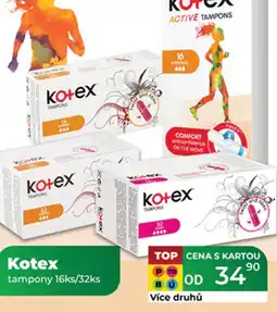 Tamda Foods Kotex tampony nabídka