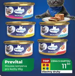 Tamda Foods Prevital Mousse konzerva pro kočky nabídka