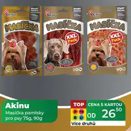 Tamda Foods Akinu Masíčka pamlsky pro psy nabídka