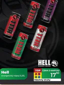 Tamda Foods Hell energetický nápoj nabídka