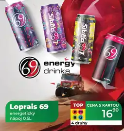 Tamda Foods Loprais 69 energetický nápoj nabídka