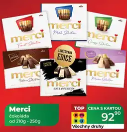 Tamda Foods Merci čokoláda nabídka