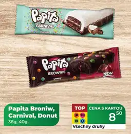 Tamda Foods Papita Broniw, Carnival, Donut nabídka