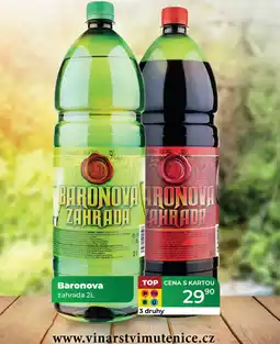 Tamda Foods Baronova zahrada nabídka