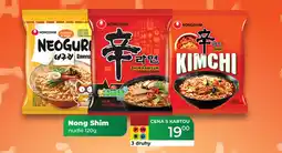 Tamda Foods Nong Shim nudle nabídka