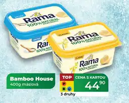 Tamda Foods Bamboo House máslová nabídka