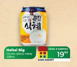 Tamda Foods Haitai Big House rýžový nápoj nabídka