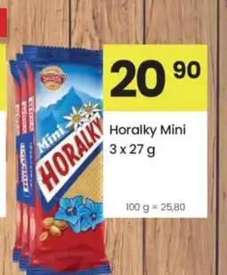 Kubík potraviny SEDITA Horalky Mini nabídka