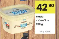 Kubík potraviny Máslo z Vysočiny nabídka