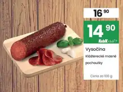 Kubík potraviny Vysočina nabídka