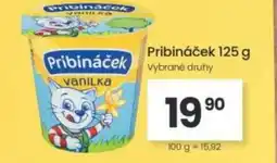 Kubík potraviny Pribináček nabídka