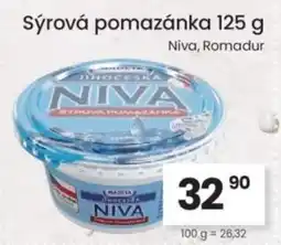Kubík potraviny MADETA Sýrová pomazánka nabídka