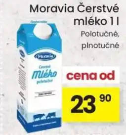 Kubík potraviny Moravia Čerstvé mléko nabídka