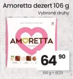 Kubík potraviny Amoretta dezert nabídka