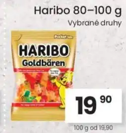 Kubík potraviny HARIBO nabídka