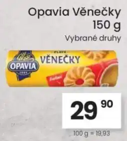 Kubík potraviny OPAVIA Věnečky nabídka