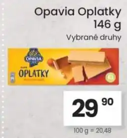 Kubík potraviny OPAVIA Oplatky nabídka