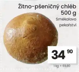 Kubík potraviny Žitno-pšeničný chléb nabídka