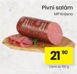Kubík potraviny Pivní salám nabídka