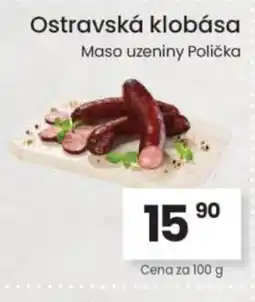 Kubík potraviny Ostravská klobása nabídka