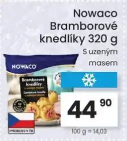 Kubík potraviny NOWACO Bramborové knedlíky nabídka