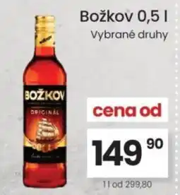 Kubík potraviny BOŽKOV nabídka