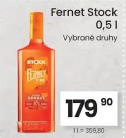Kubík potraviny Fernet Stock nabídka